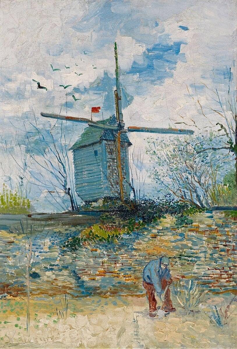 El molino de Galette, 1886
Vincent Van Gogh (Holandés, 1853-1890) .