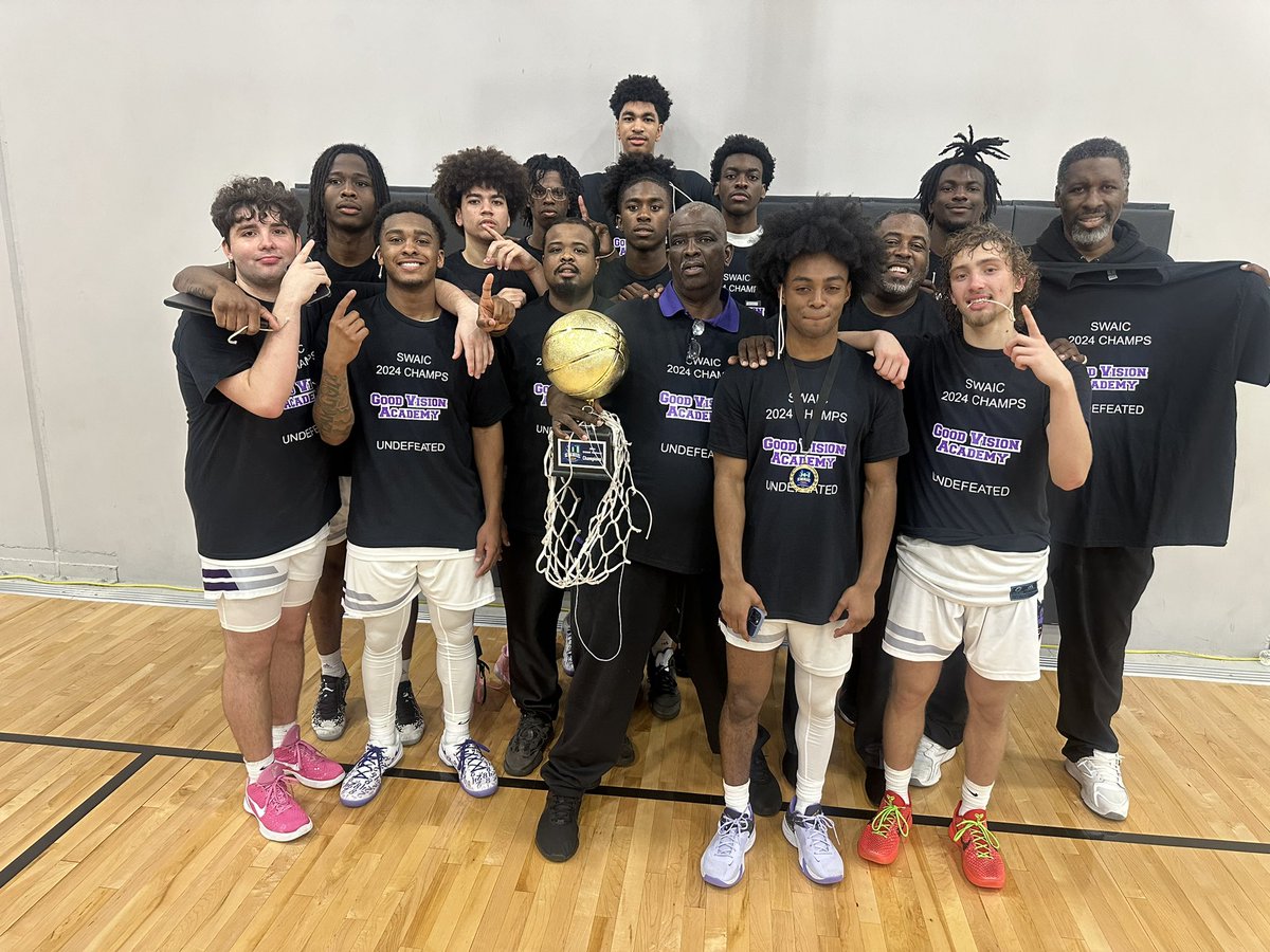 TheSwaic's tweet photo. The 2024 SWAIC National Division Conference Tournament Champs! 

🏆@GVA_basketball 

Finished the regular conference season undefeated and a 35-2 overall record! https://t.co/OHDJnXJhq7