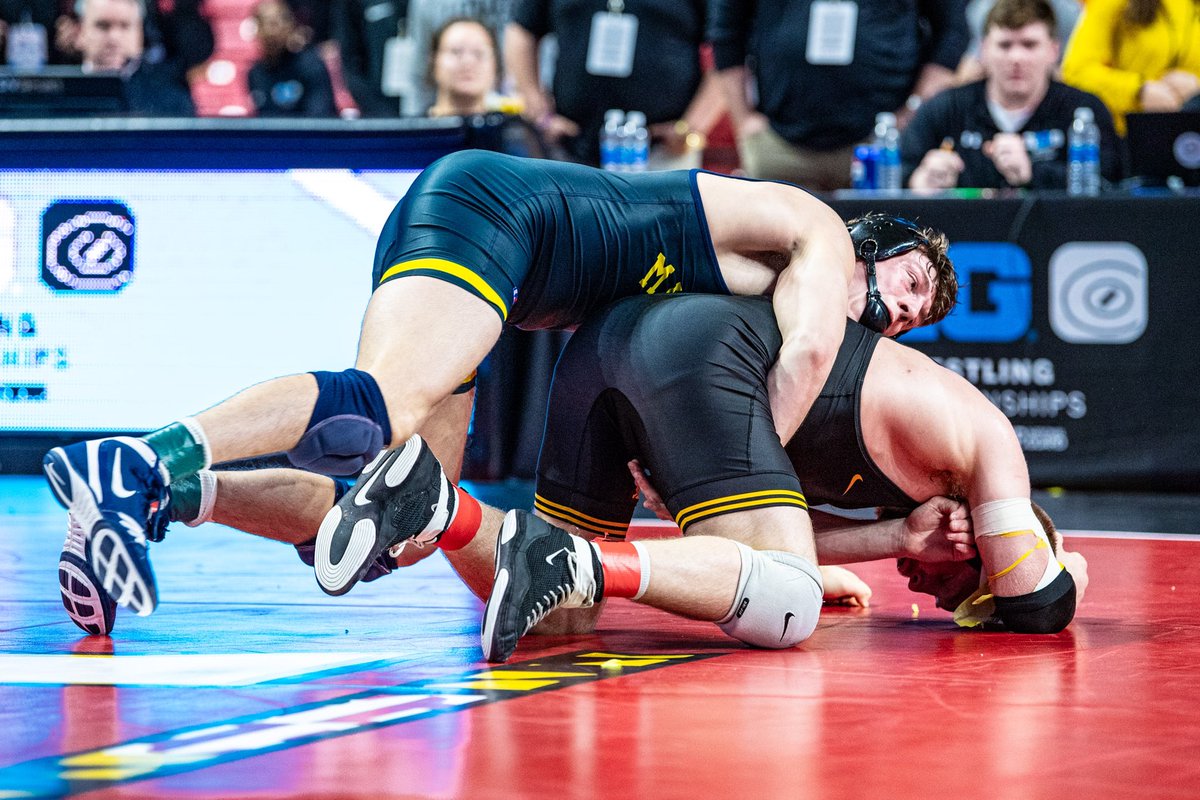 4️⃣ Wolverines in the finals.

#B1GWrestle | #GoBlue