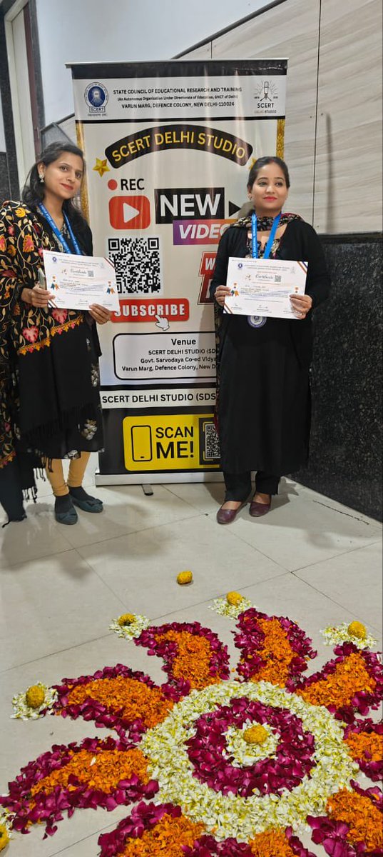 '🎉 Congrats to Divya (PGT Pol Sc) & Krishna (TGT Social Sc) from SKV Moti Nagar for their outstanding achievement!🏅They've secured 3rd & 4th positions in the Knowledge Expedition, earning certificates & medals. 🌟 Keep shining bright in your teaching journey! ✨#ProudTeachers