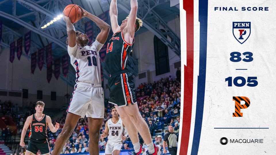Not the Senior Night we wanted, but proud of the fight the guys put up...this night and every night. Better days ahead! 📰 bit.ly/3PeEpDm #Whānau | #FightOnPenn 🔴🔵🏀