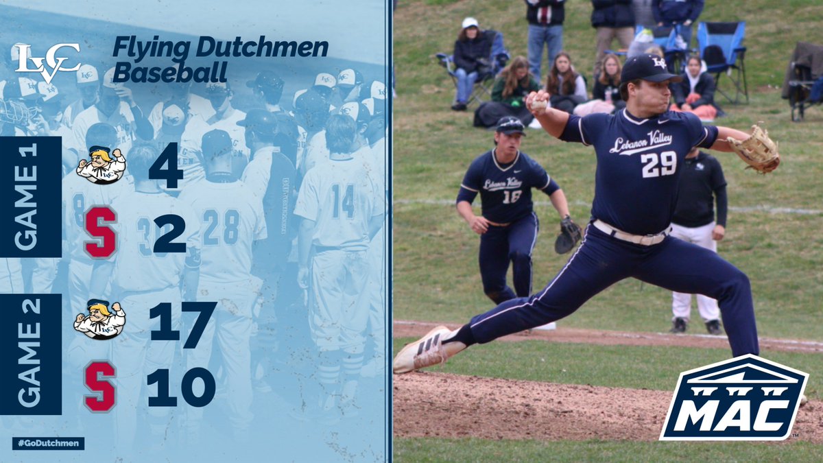 LVC Athletics (@lvcathletics) on Twitter photo A big sweep of Stevens to open MAC Freedom play!
<a href="/LVCBaseball/">LVC Baseball</a> will play Elizabethtown in the home opener on Tuesday!
Box (G1): godutchmen.com/sports/basebal…
Box (G2): godutchmen.com/sports/basebal…
Recap: godutchmen.com/news/2024/3/9/…
#GoDutchmen
#lvcbase
#d3baseball A big sweep of Stevens to open MAC Freedom play!
<a href="/LVCBaseball/">LVC Baseball</a> will play Elizabethtown in the home opener on Tuesday!
Box (G1): godutchmen.com/sports/basebal…
Box (G2): godutchmen.com/sports/basebal…
Recap: godutchmen.com/news/2024/3/9/…
#GoDutchmen
#lvcbase
#d3baseball