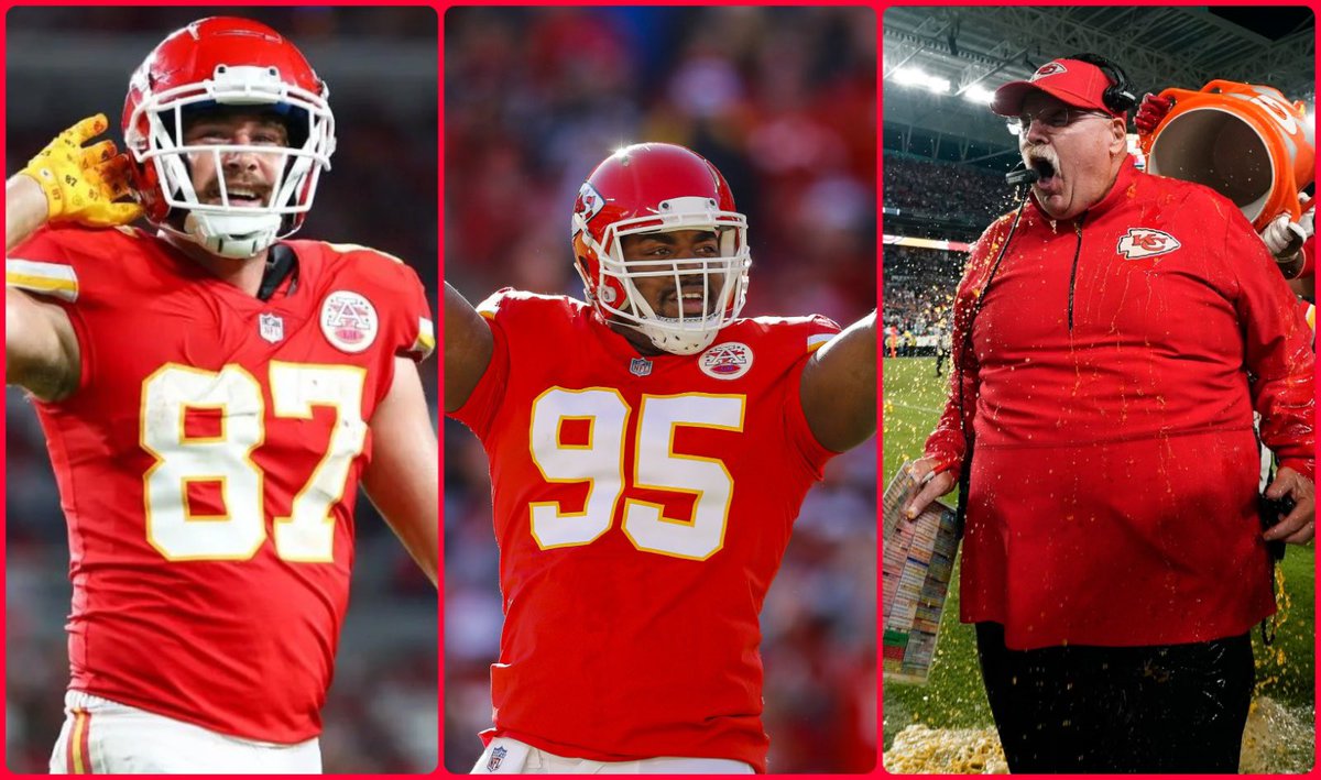 Despite speculation surrounding all three, Andy Reid, Travis Kelce, and Chris Jones are now all back in Kansas City as the Chiefs aim to become the first NFL team in history to win three Super Bowls in a row.