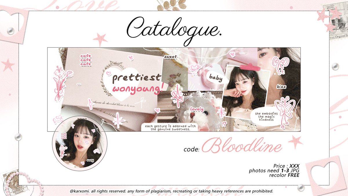 haloo! help ospek 3 layout moodie ini xixixi 🍒 mana fav kamu? kalo kurang aman dm aku aja yaaa 🌷🍓 kasih saran harga juga boleh bgtttt! 💝 need kinci untuk ketiganya juga kalo kamu bersedia 🥺 drop 1-3 foto moodboard able + nick kamu + copal kalo ada 🧚‍♀️🎀 makasihhh

#zonauang