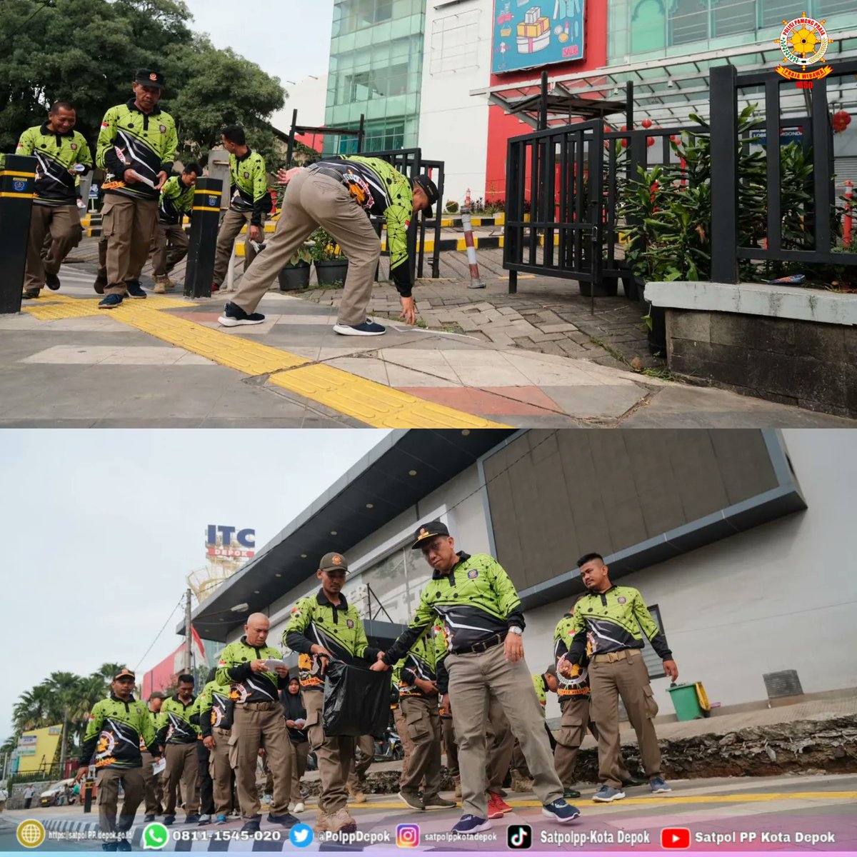 Satpol PP Kota Depok tweet media