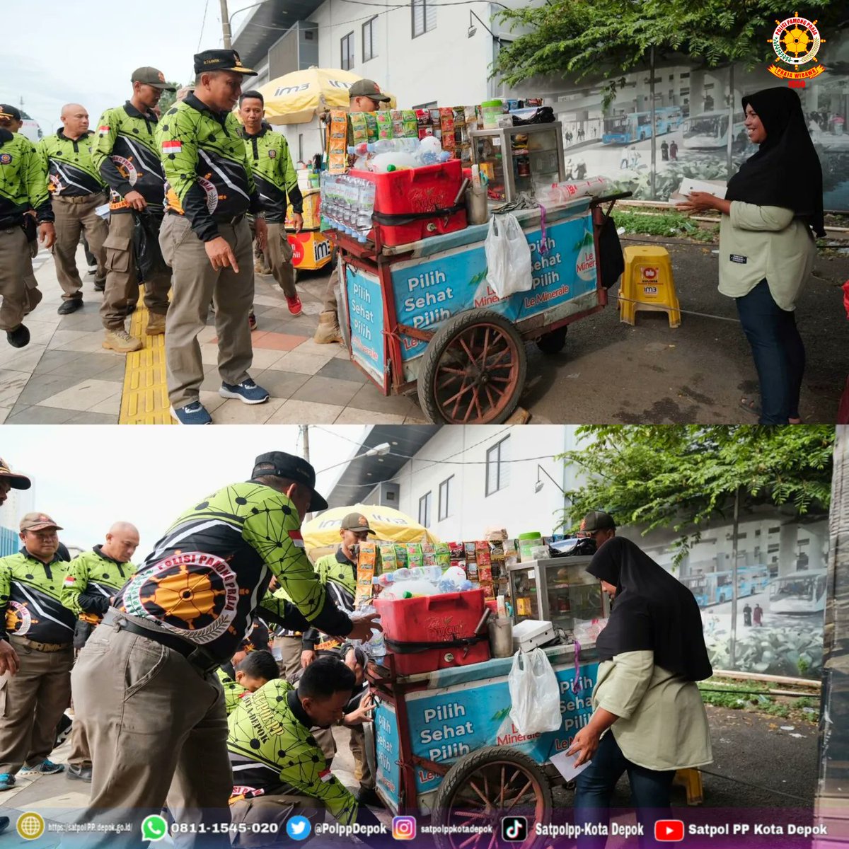 Satpol PP Kota Depok tweet media