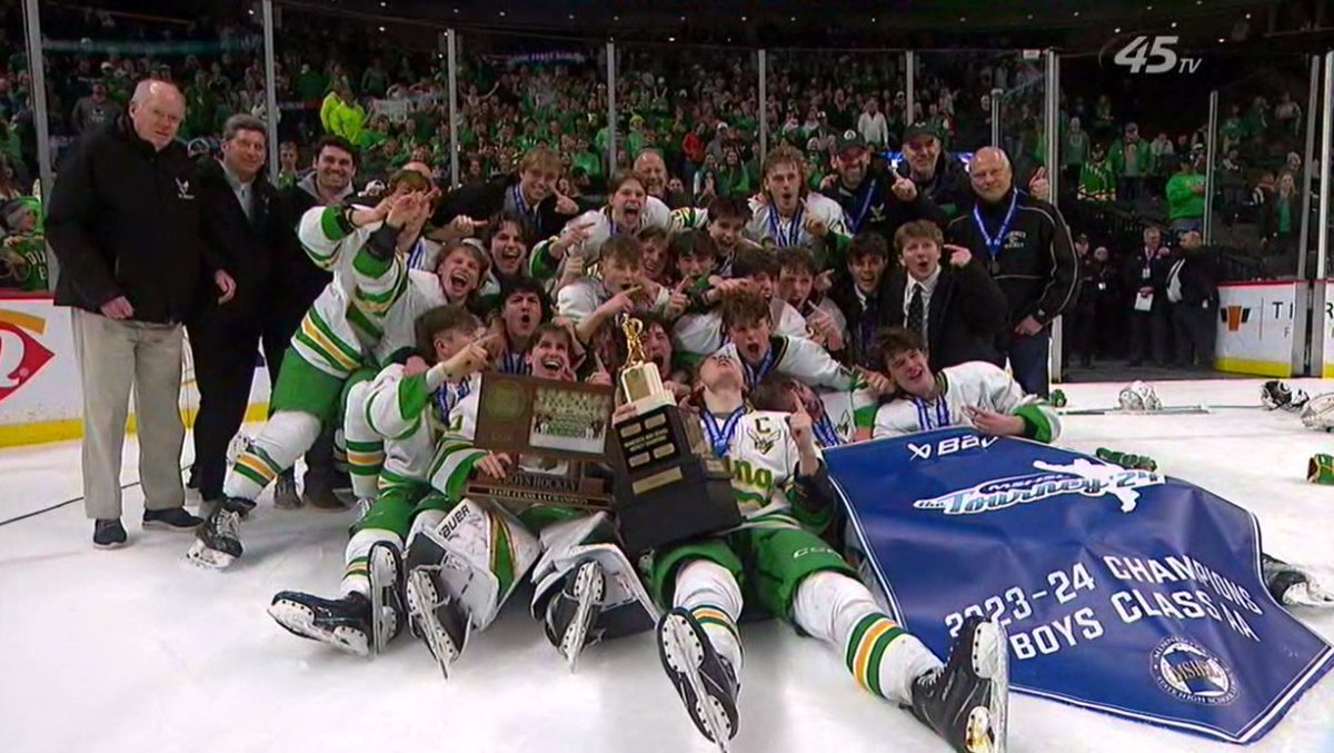 Let them eat cake! 

No denying for the next year, Edina *is* the capital of the State of Hockey.

<a href="/EHSgirlshockey/">Edina Girls Hockey</a> | <a href="/EHShornetsnest/">Edina Boys Hockey (EHS)</a> | 🍰🍰🍰