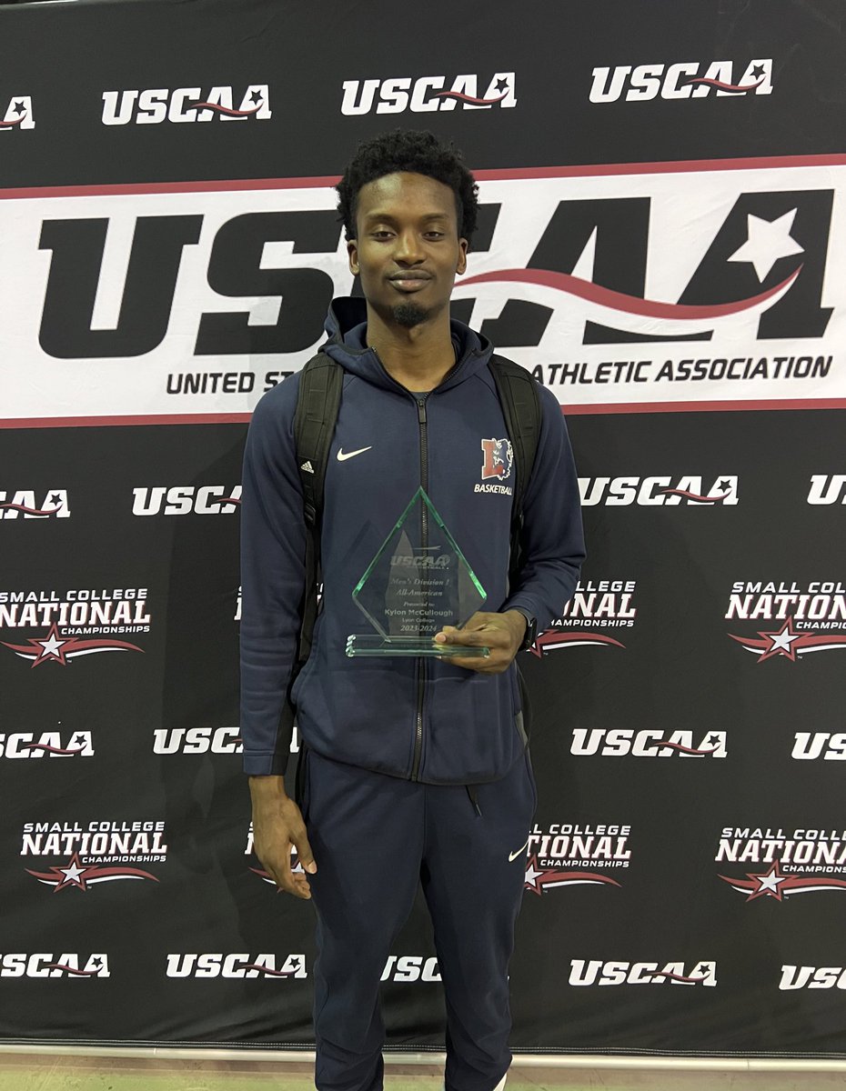 Congrats to Kylon McCullough who has received USCAA 1st Team All-American honors! #GoScotsGo