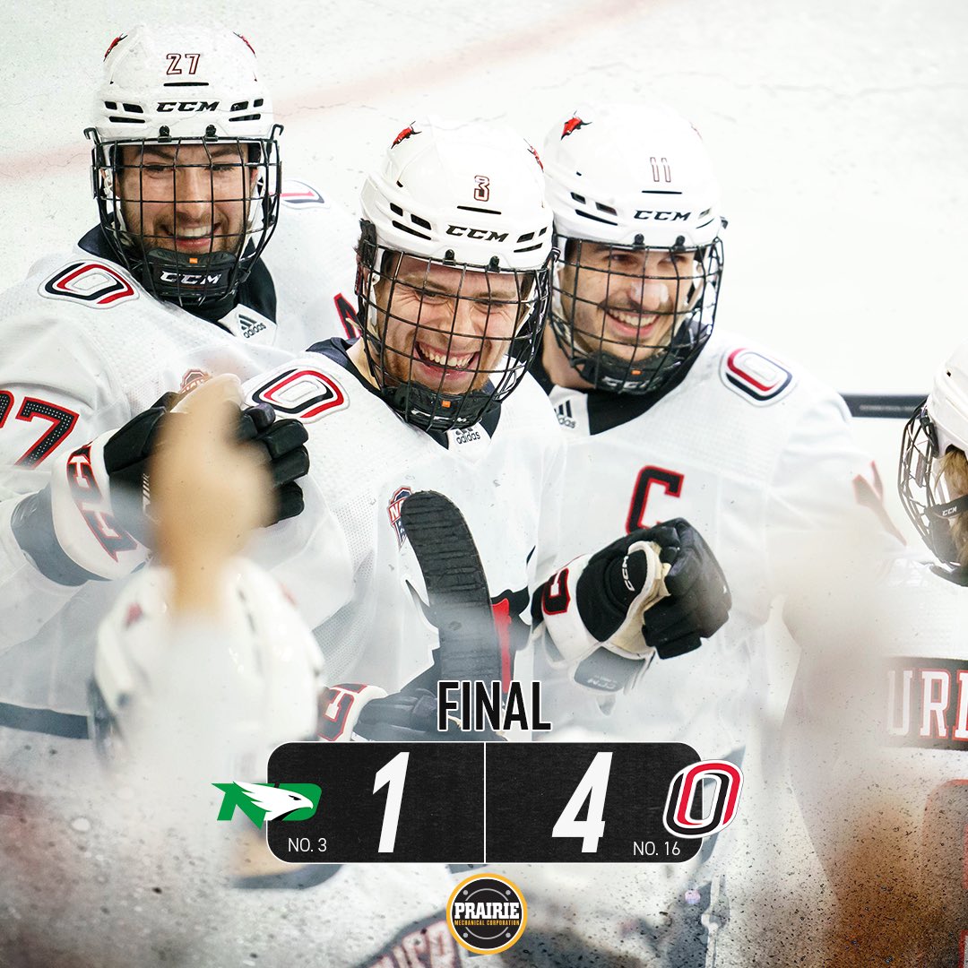 OmahaHKY's tweet photo. Closing out the regular season with a sweep of the No. 3 team in the country in front of a sold out Senior Night crowd🧹🧹

#OmahaHKY https://t.co/rbaF0OWHlY