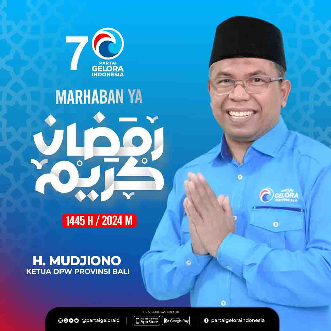 Marhaban ya Ramadhan

Penuh gembira menyambut hari hari penuh berkah dan ampunan. Mari gelorakan semangat ketakwaan.

Keluarga Besar Partai Gelora Indonesia Provinsi Bali Mengucapkan Selamat menunaikan ibadah Ramadhan 1445 H

#geloraramadhan #gelora7 #arahbaruindonesia