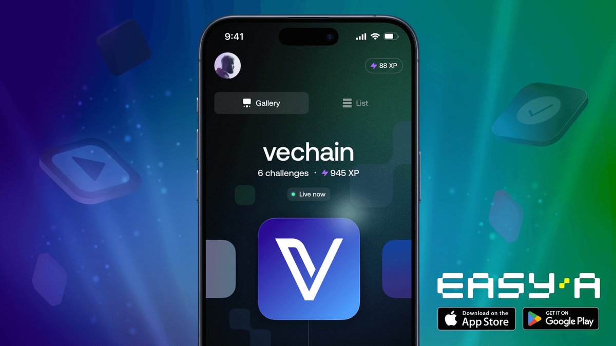 I’m building on <a href="/vechainofficial/">VeChain</a> with <a href="/easya_app/">EasyA 🤳📱</a> for #60Daysofvechain 🔥