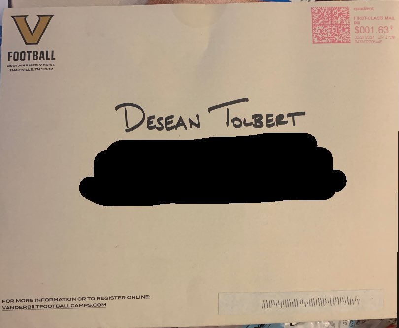 <a href="/VandyFootball/">#20 Vanderbilt Football</a> thanks