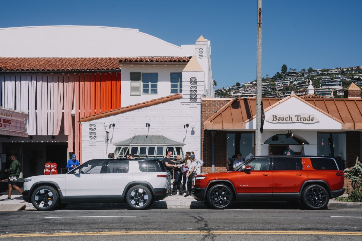 Rivian's tweet photo. Spotted in the streets of Laguna. https://t.co/N9cIdv7suy