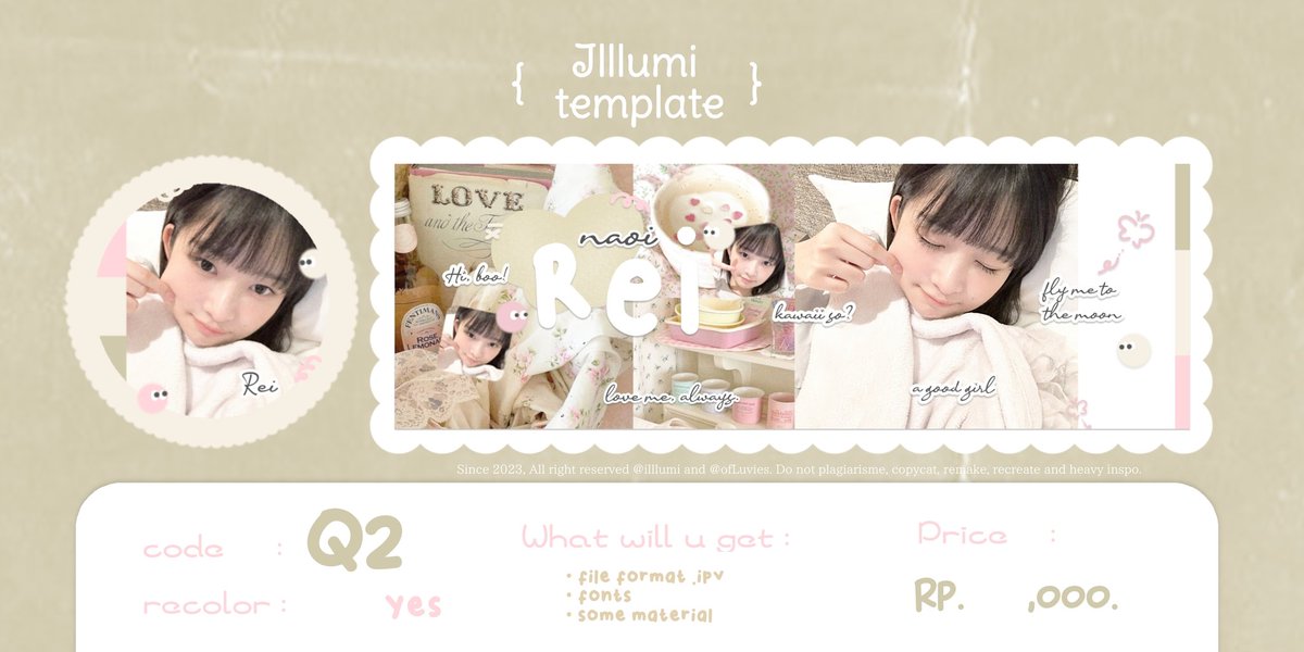 illlumi's tweet image. Any interactions would be appreciated ౨ৎ

met pagi semuanyaa, boleh minta ospeknya sebentarr? semoga udah aman yaa hihi. rencananya mau aku sell as template nanti! kalau ada apa apa bisa dm lumi yaa ♡̶

#zonauang #zonajajan