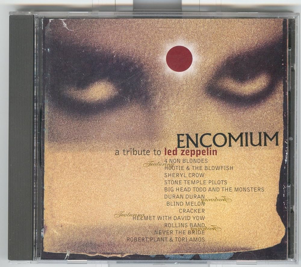 ManoloBellon's tweet photo. #HoyEnLaHistoria #FelizJueves -1995 – Lanzan #Encomium: A Tribute To @LedZeppelin, álbum tributo al grupo de varios artistas. @rochy62 https://t.co/hhs7CN6GEq
