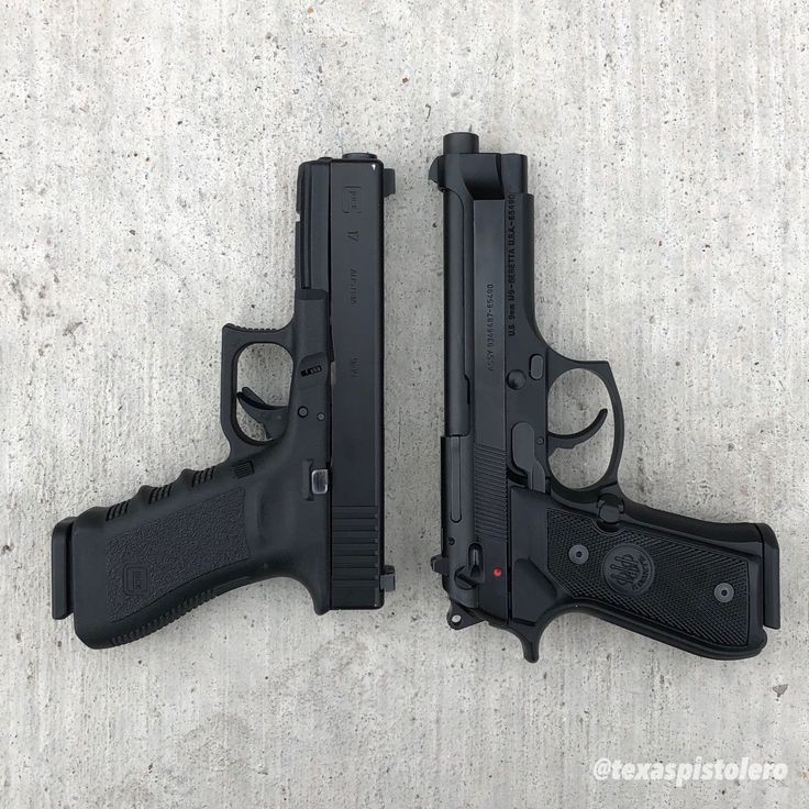 Which one you prefer? 
                Glock or Beretta