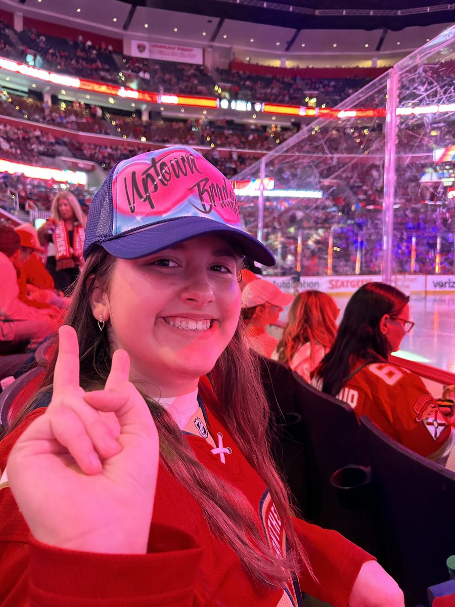 UptownBraden's tweet photo. I had so much fun at the Panthers game today! #PanthersGame #TimeToHunt #FloridaPanthers #UptownBraden https://t.co/BeQ6ajQ6U8
