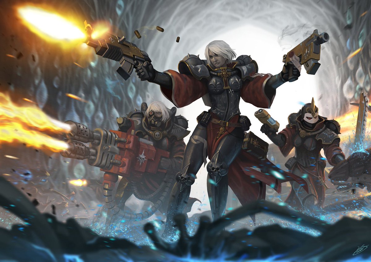 WH40kbestof's tweet photo. Sister of battles https://t.co/cy47Q01zFn
