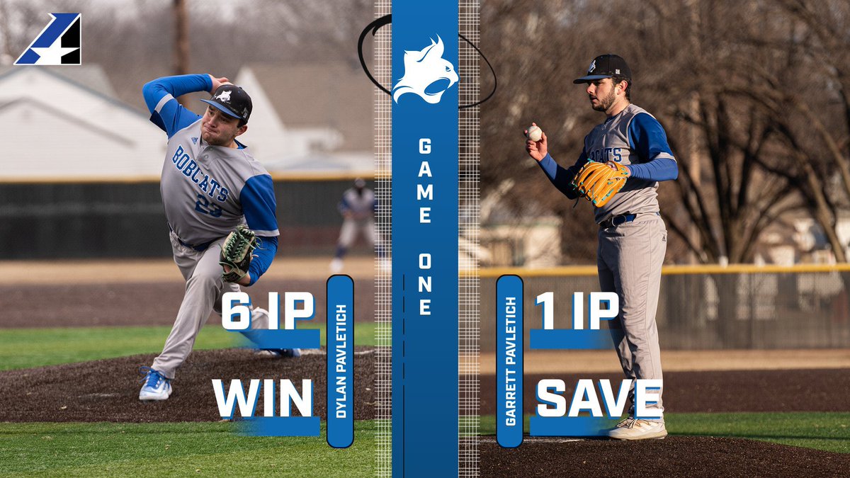 The brothers take care of business game one at Culver-Stockton picking up the win and save by a score of 4-3!🔥🔥