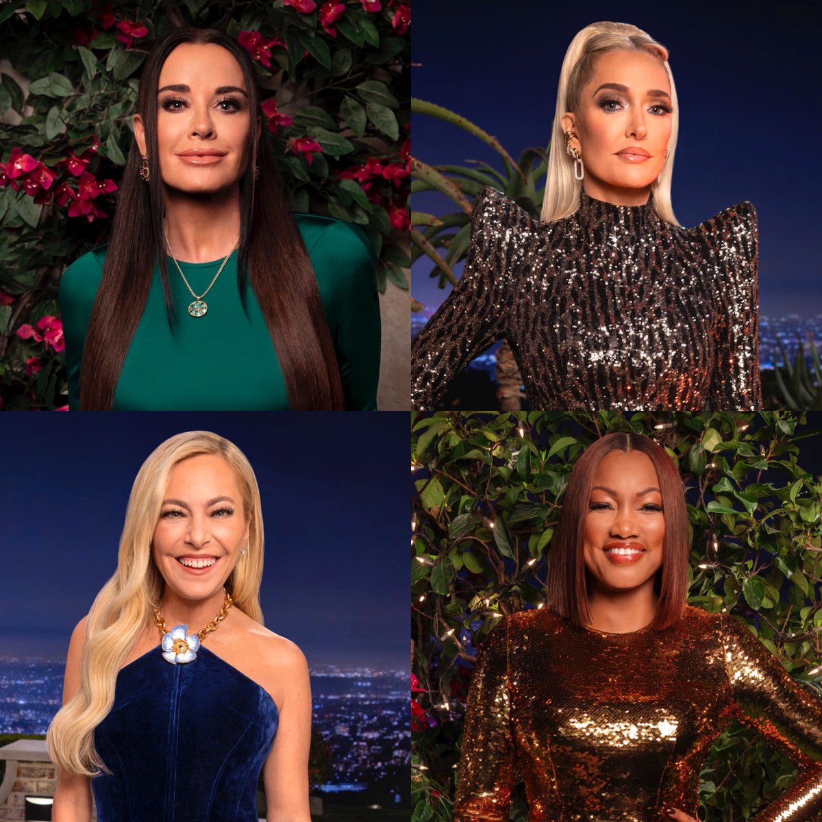 Love them or hate them, this is currently the core four of #RHOBH 💎