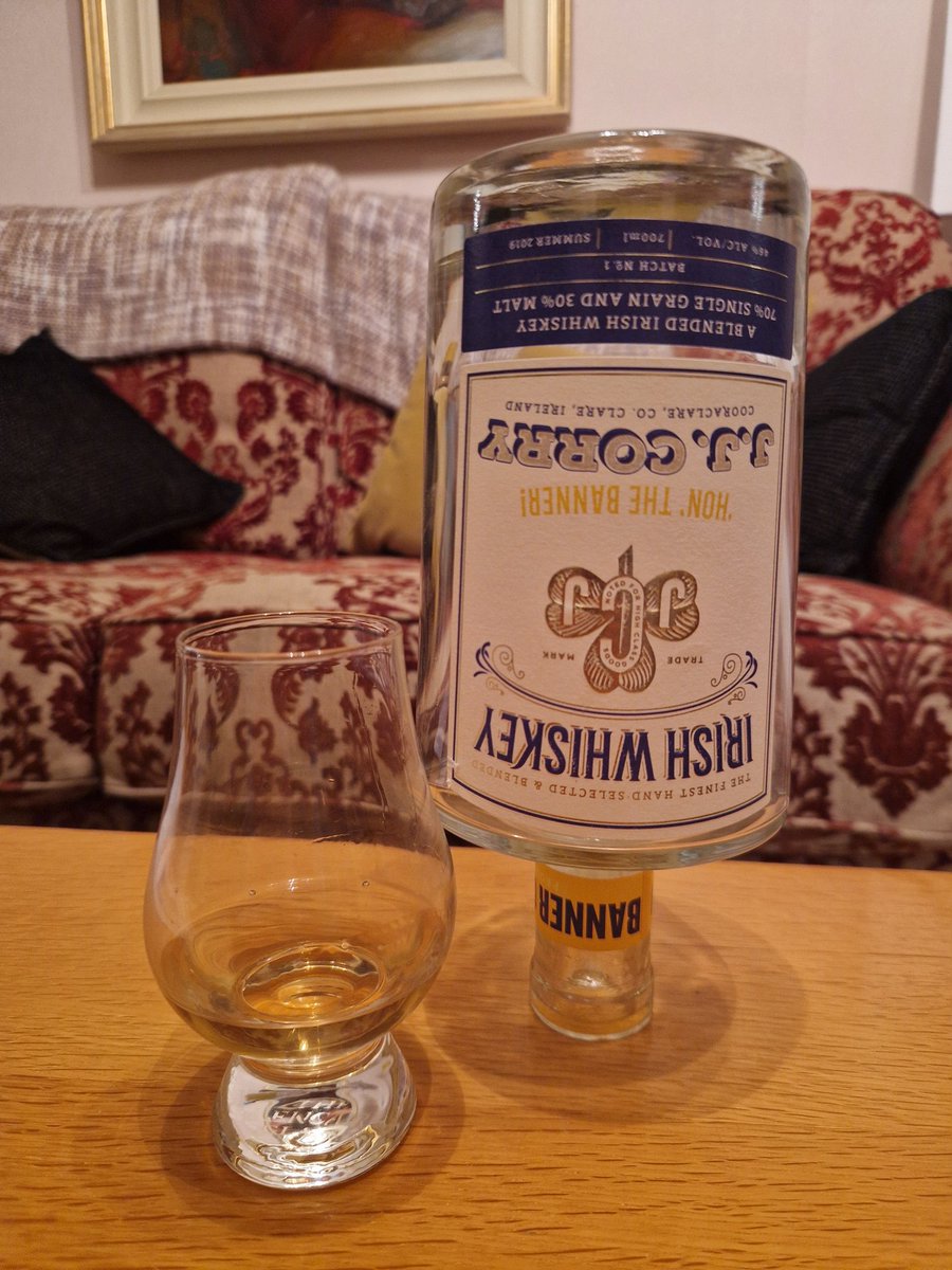 DistilledDan (@distilleddan) on Twitter photo Second #SaturdayNightSip is a <a href="/WhiskeyGate/">J.J. Corry Irish Whiskey</a> #JJCorry 'Hon the Banner'
Unfortunately, it's also a #BottleKill Second #SaturdayNightSip is a <a href="/WhiskeyGate/">J.J. Corry Irish Whiskey</a> #JJCorry 'Hon the Banner'
Unfortunately, it's also a #BottleKill