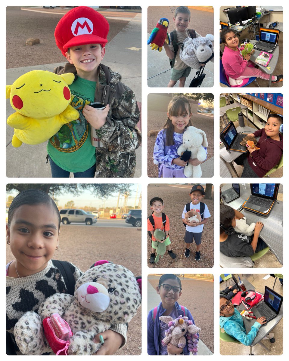 LBJelementary's tweet photo. LBJ Knights  enjoyed reading with their stuffies on Friday during  their Read-a-thons including AR and myON! @CrierZenovia @ErinBueno2 @LydiaYbarra24  @LBJelementary @ECISDSEL ❤️ https://t.co/pNVuTQS4wR