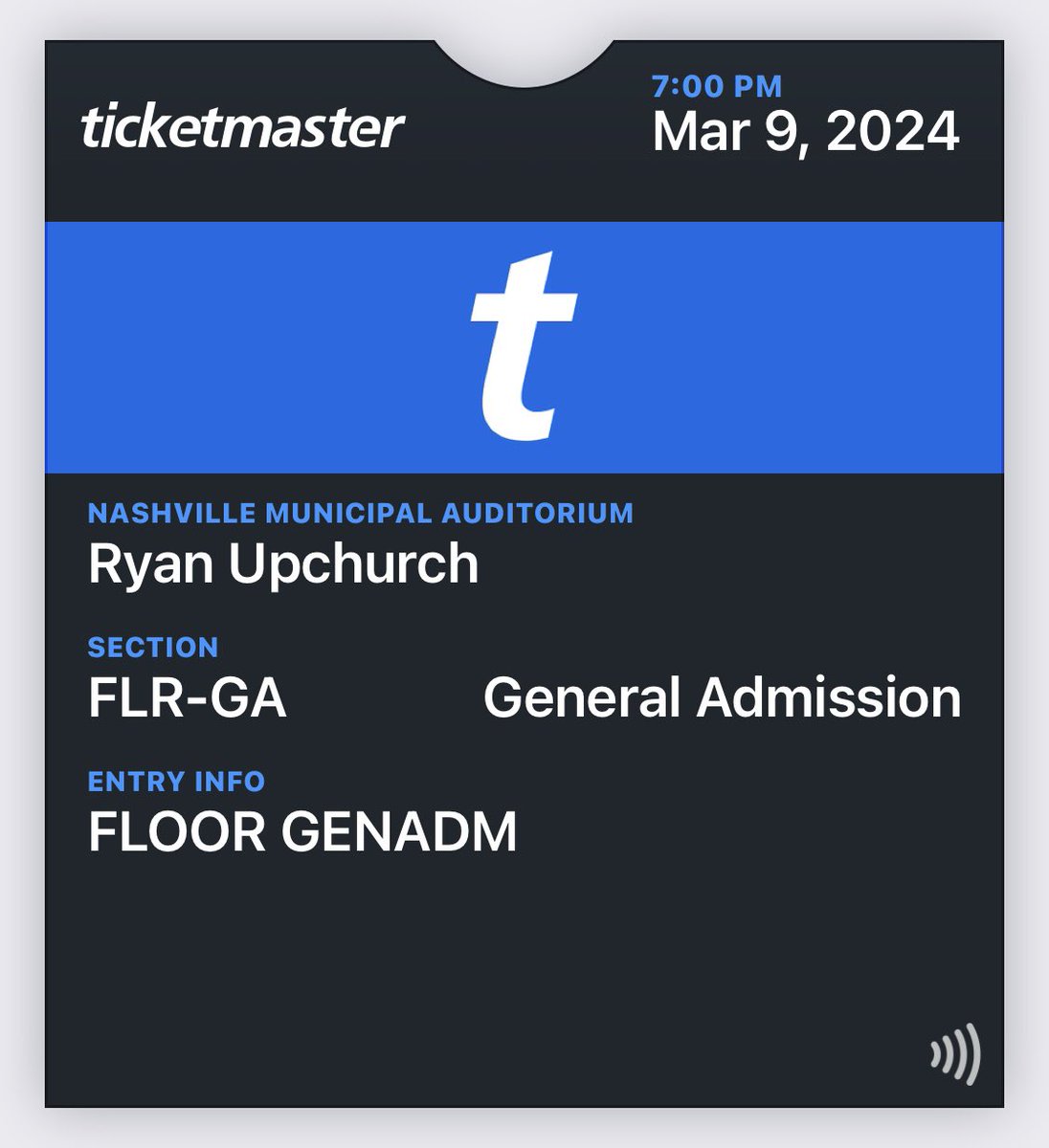 Hey #Nashville I ended up with an extra ticket to tonight’s #RyanUpchurch concert. 

Starts in 1 hour

Who wants it? #RHEC