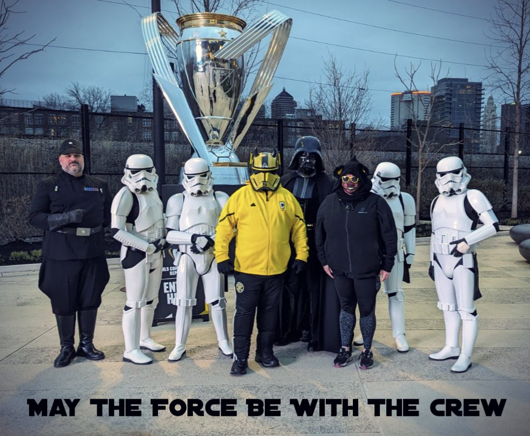 Glory to the Greatest Empire the Universe has ever seen @ColumbusCrew! 
#StarWarsNight #Crew96