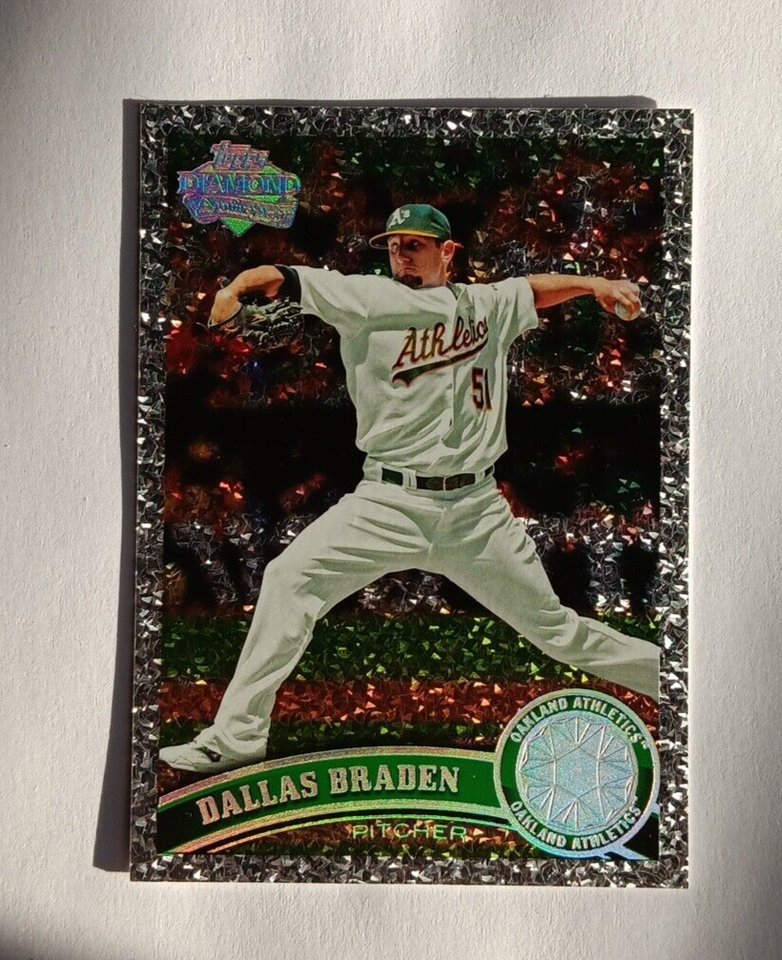 StatementGames's tweet image. It happened on 5.9.2010 #oaklandathletics P #MLB Dallas Braden becomes 19th pitcher to throw a perfect game (4-0 vs #tampabayrays)

#MLBFunFacts History &amp;amp; Nostalgia