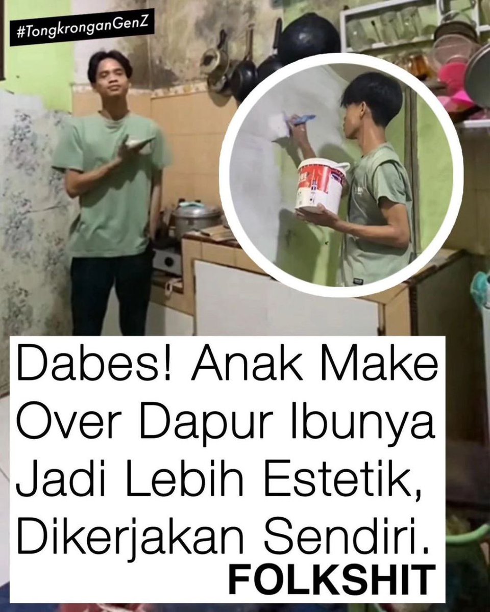 Artic_monkey12's tweet photo. Anak Make Over Dapur Ibunya Jadi Lebih Estetik Di Kerjakan sendiri 

-a thread https://t.co/OWqA7NoJRl