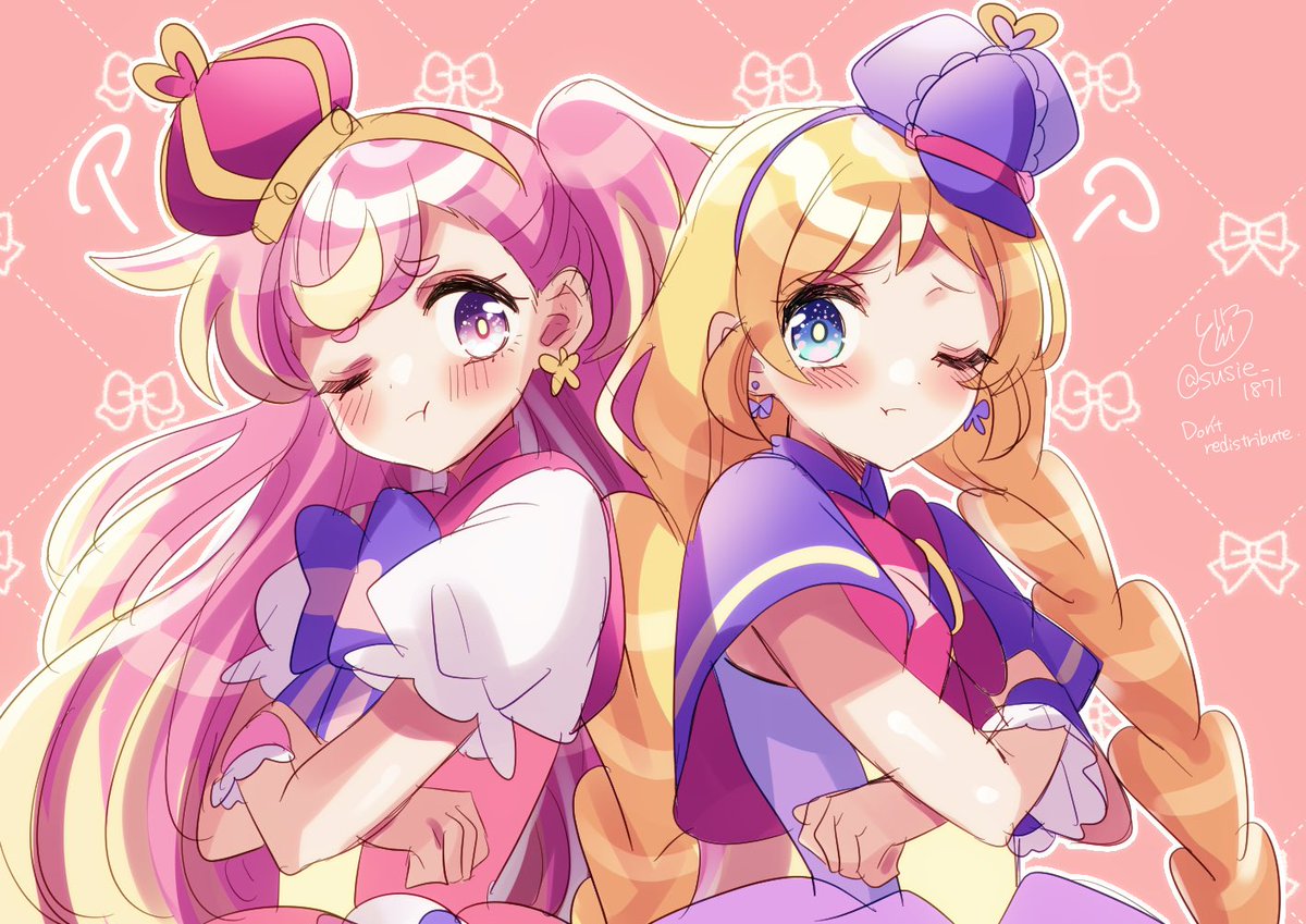 たまにケンカもするけれど(ぷいっ)
#precure 