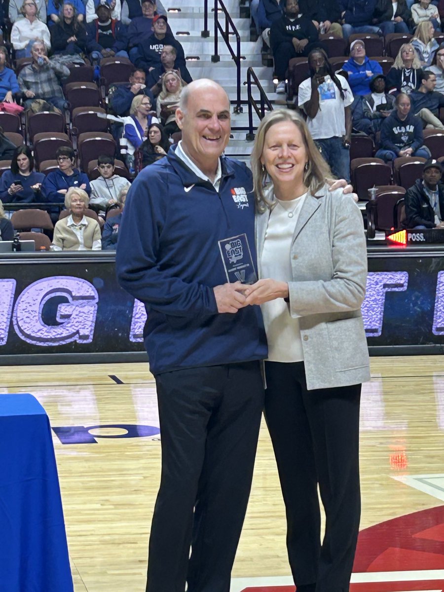 Former Villanova head coach Harry Perretta who coached the Wildcats from 1978-2020 was honored today at the BIG EAST Tournament as a member of the inaugural BIG EAST Legends Recognition Program.