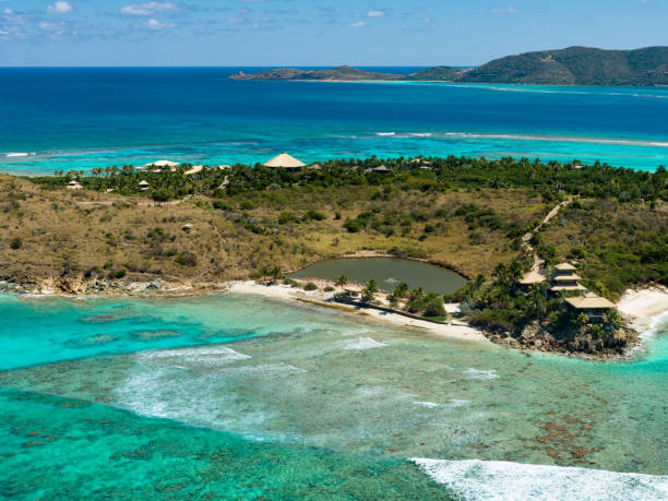 USVirginIslan's tweet photo. #Paradise found! ✨ Soaring above the breathtaking #NeckerIsland in the #BritishVirginIslands. This aerial view is pure bliss, making me dream of sandy shores, crystal-clear waters, and endless adventures. Can't wait to explore this #tropical haven! 🌴🌊 https://t.co/bQjLzYMGMC