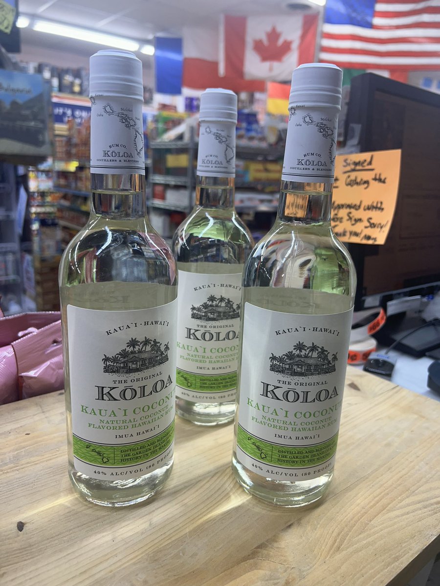 StoreMikes's tweet image. #koloa #Hawaii #hawaiian #coconut #rum is in!