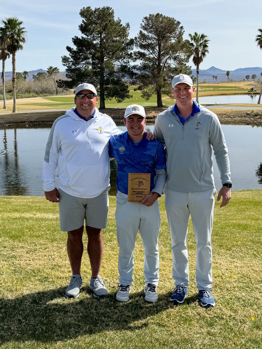 Medalist honors for <a href="/BrysonMercier/">Bryson Mercier</a> 🥇

#GoJacks 🐰