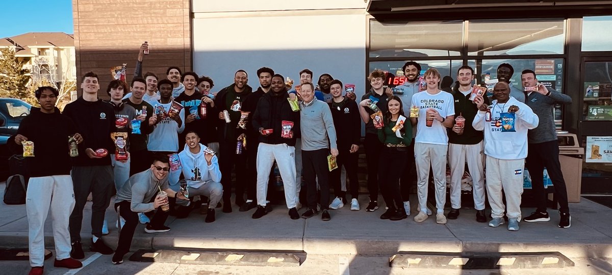 Great way to end the regular season! ⁦@CSURams⁩ fans showed up in full force … got the big Road W… and of course SNACKTIME!! #TeamTogether