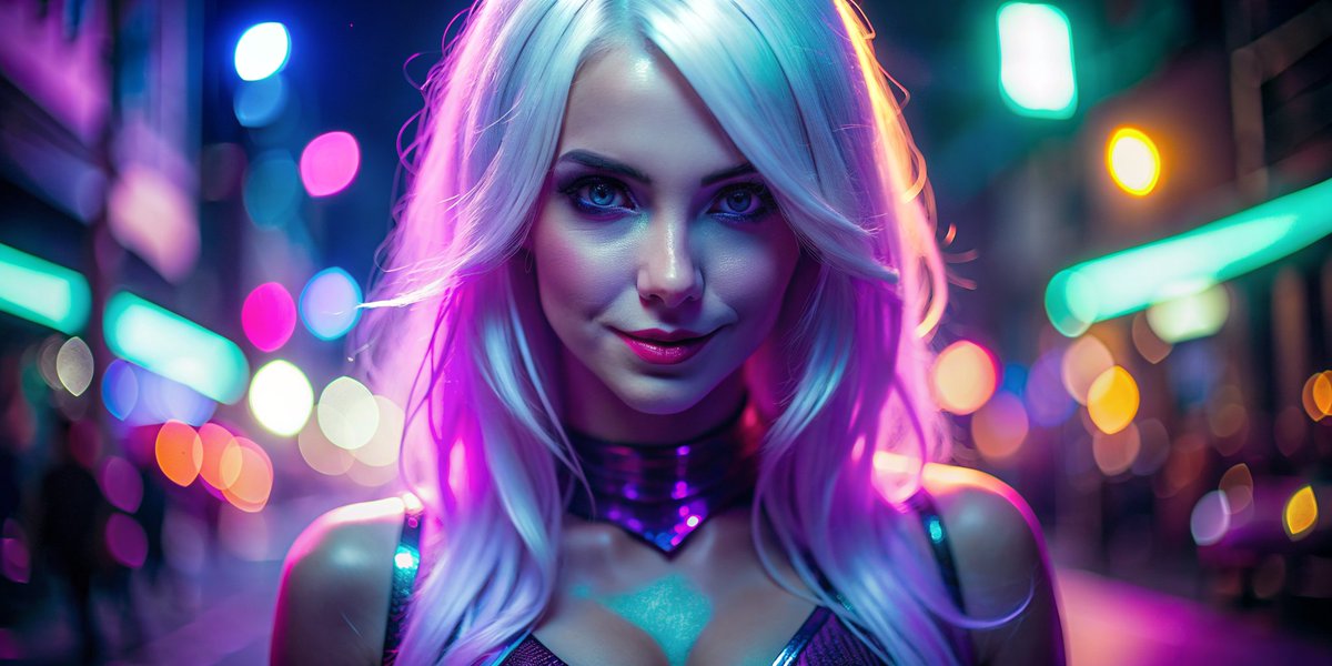 sexyAIhotness's tweet photo. #violet #cyberpunk #pixiecore #smiling #Luminescence #Glimmering https://t.co/RC8Wq625aI