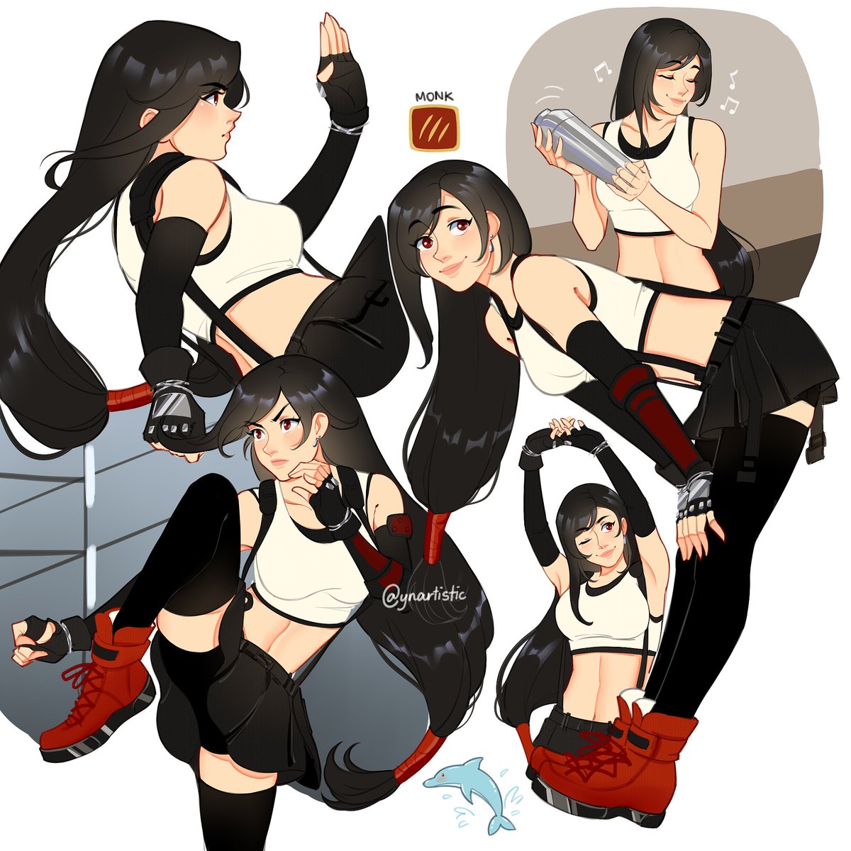 old artwork from last year! #FF7Rebirth #TifaLockhart