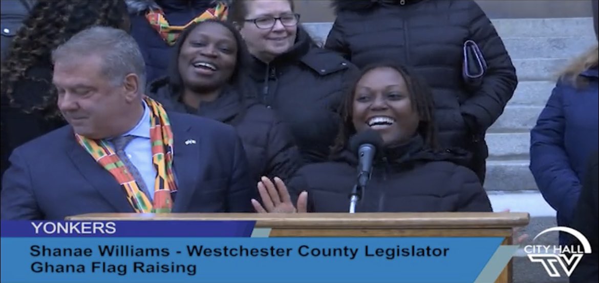 ShanaeVWilliams's tweet photo. Ghana Flag Raising 🇬🇭 #GhanaIndependenceDay #yonkers #westchestercounty https://t.co/hqtiPCnGXi