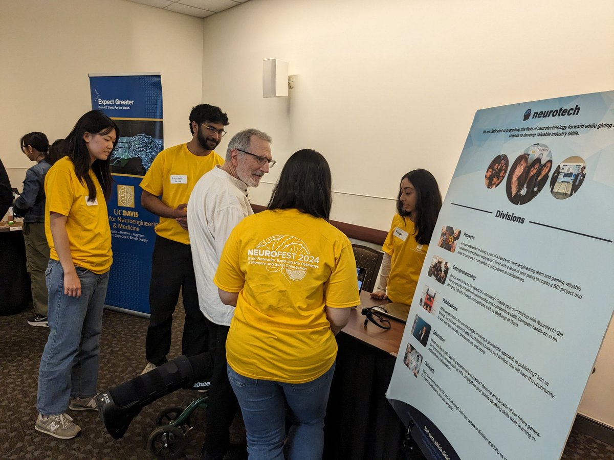 Gabriela Lee (@gabriela_leep) on Twitter photo Having fun at NeuroFest with students from the BEAR Lab and Neurotech@Davis.
<a href="/UCDavisCNS/">UC Davis Center for Neuroscience</a> <a href="/UCDavisNC/">UC Davis Neuroscience Consortium</a> <a href="/UCDavisCOE/">UC Davis College of Engineering</a> Having fun at NeuroFest with students from the BEAR Lab and Neurotech@Davis.
<a href="/UCDavisCNS/">UC Davis Center for Neuroscience</a> <a href="/UCDavisNC/">UC Davis Neuroscience Consortium</a> <a href="/UCDavisCOE/">UC Davis College of Engineering</a>