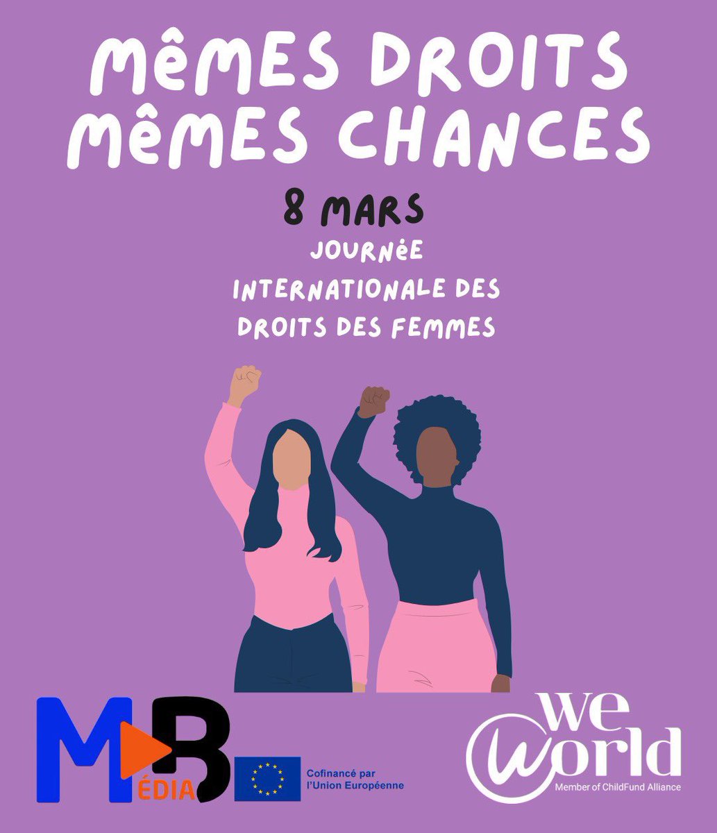 AloakinnouB's tweet photo. 🌈 Investissons dans l'avenir, investissons en faveur des femmes ! 🌟 Brisons les barrières, créons des opportunités. 💃 Partageons ce message pour un monde plus équitable et prospère. #EmpowerWomen #WeWorldOnlus #FemmesLeaders #ProjetMediaB #Bénin #WeWorld #8mars https://t.co/aNm3C3PrON