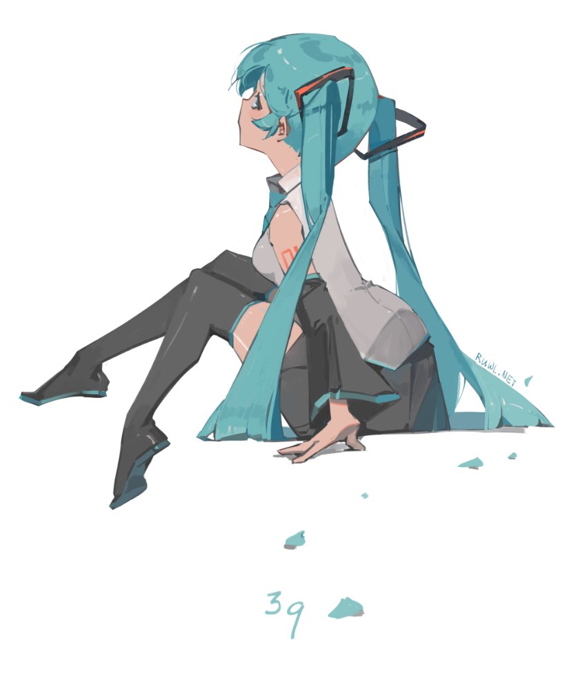 初音ミク 「Happy 16th, birthday, hatsune miku. The 」|Ruwlのイラスト