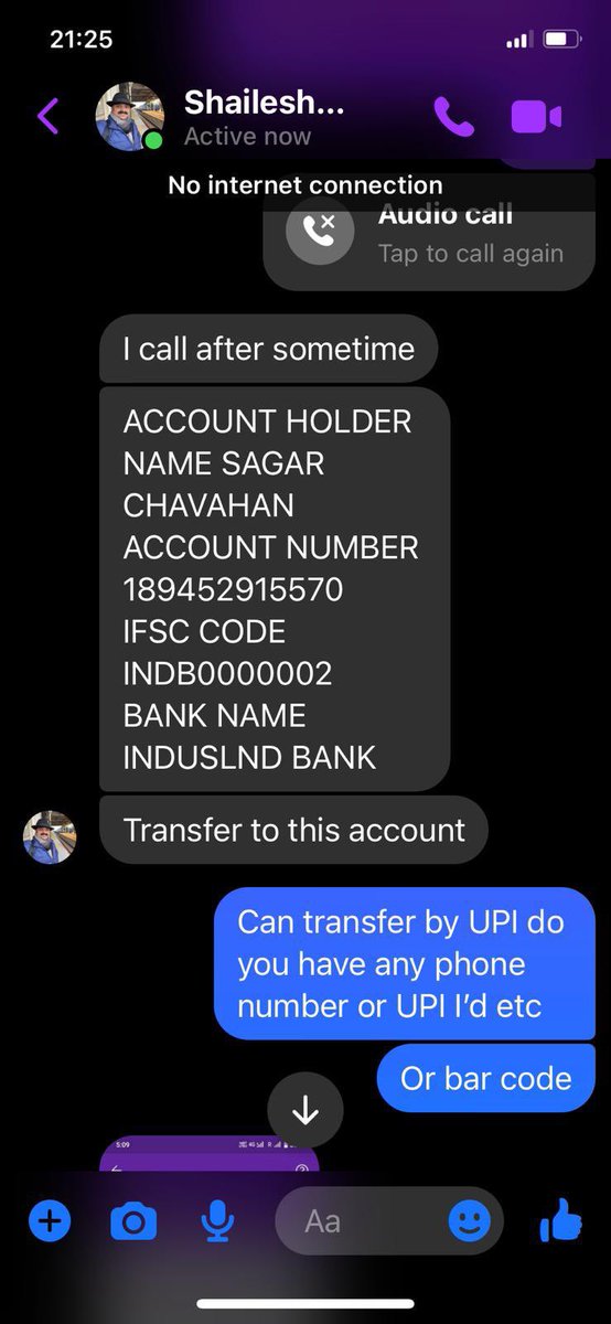 SPillai_CEB's tweet photo. Facebook fraud from Pune. 
My friend was duped for 25000Rs by making my fake Facebook account and messaging urgently for money. 
Pune police and Maharashtra cyber crime should act on it and try to recover the money and catch the fraudster before he does this with anybody else. https://t.co/01jEJhl6Ec