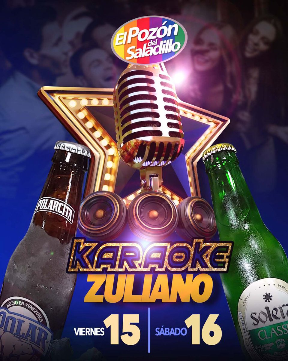 ¡Ven y atrévete a brillar en nuestro karaoke zuliano!
.
🎤Viernes 15 y sábado 16  de marzo
.
🌟🎤 Disfruta de sonido profesional e iluminación espectacular, que te hará sentir como una verdadera estrella.
.
¡Tu talento merece el mejor escenario,  el del Corazón de la Zulianidad!