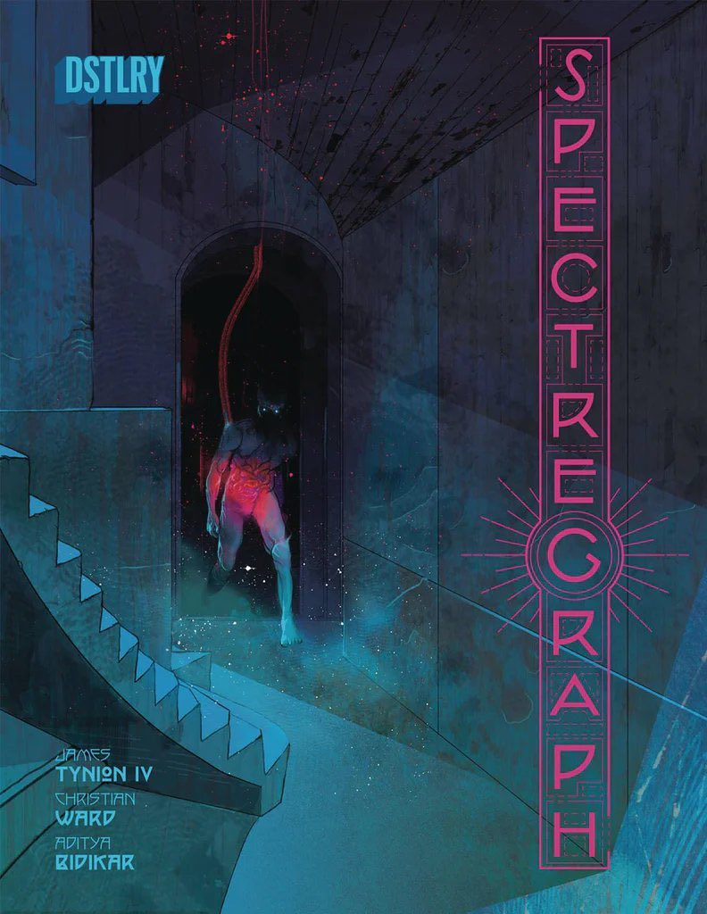 I was lucky enough to get an early look at SPECTROGRAPH #1 by brother @JamesTheFourth and @cjwardart coming from @DSTLRY_Media in April. With these two I go in with the highest expectations & this book surpassed them all - thrillingly good comics. FOC is THIS WEEKEND! order now!