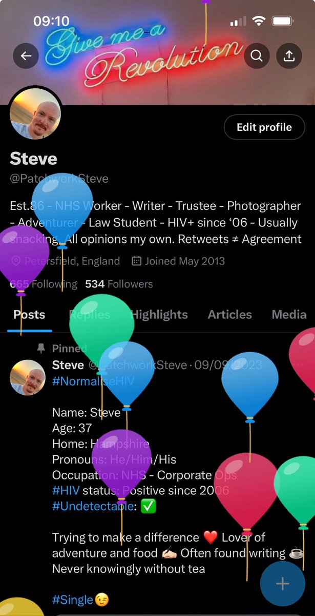 Balloon day was on Friday… now 38 and well on my way to being listed as a scheduled ancient monument.