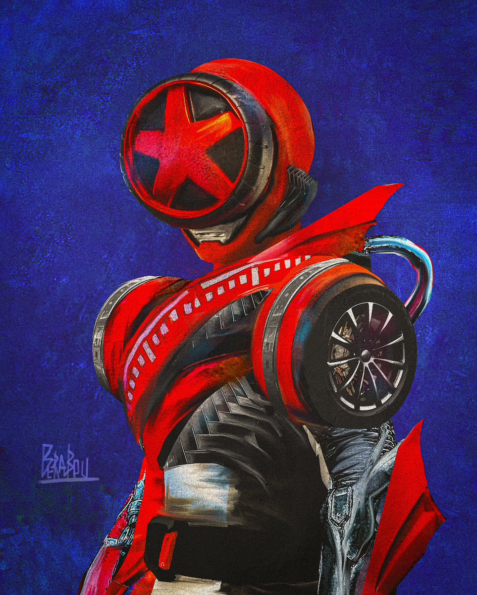 空想アーマー×ブンレッド

#爆上戦隊ブンブンジャー
#nitiasa #ブンレッド #fanart