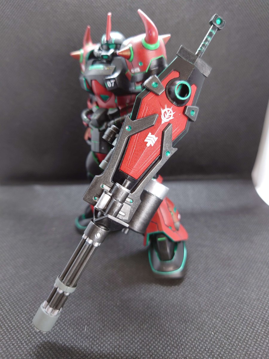 AnimatorDanny's tweet image. It's finished! My Zentreya-themed HG Gouf Custom. Hope you all enjoy it, this was a big learning experience for me and I enjoyed putting this lil project together. #Zentreart #Zentreya #Gunpla