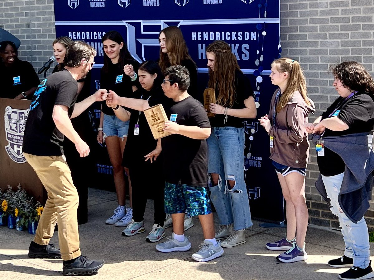 Four years later, almost to the day, we celebrated Hendrickson still being a powerhouse of inclusion. Yesterday, Hawk nation received national banner recognition for the second time. Thank you, Hasbro. It’s not a program, it’s a way of life! @Hasbro @pfisd