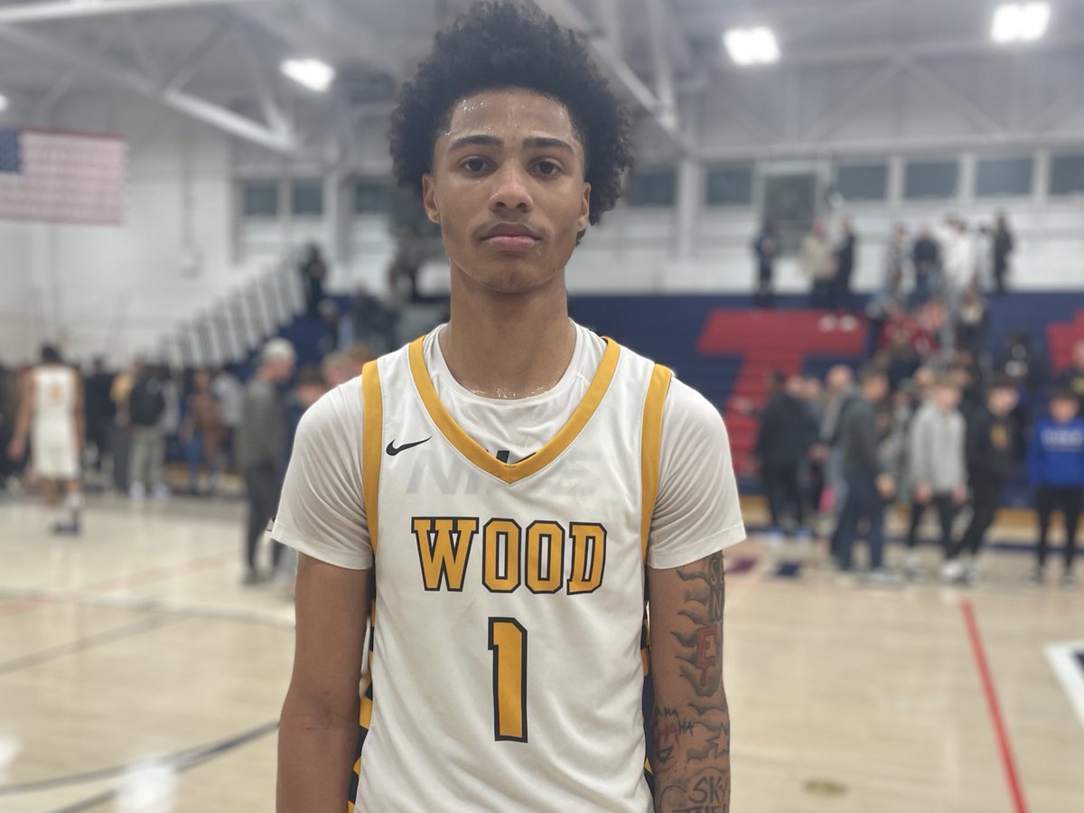 Facing a 4Q deficit, 5⭐️ ‘24 Jalil Bethea (📷-Miami) delivered 14 of his 31pts to send @WoodBoysBball past @MHS_BoysBBall 81-73 in states. ‘24 Josh Reed (Drexel) lived at the rim for 24pts as ‘25 Deuce Maxey scored in support. ‘26 Christian Matos (28pts, 4👌’s) dazzled in defeat